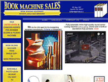 Tablet Screenshot of bookmachinesales.com